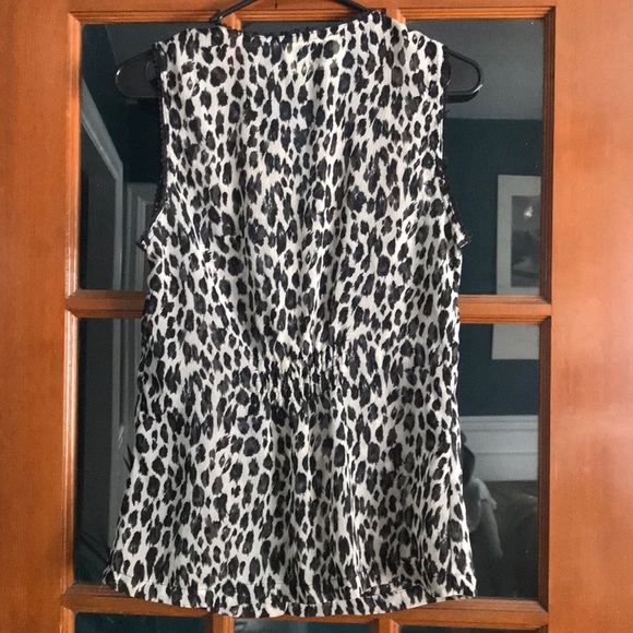 Emmelee Leopard Print Sheer Tank - Picture 3 of 5